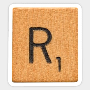 Scrabble Town 'R' Sticker